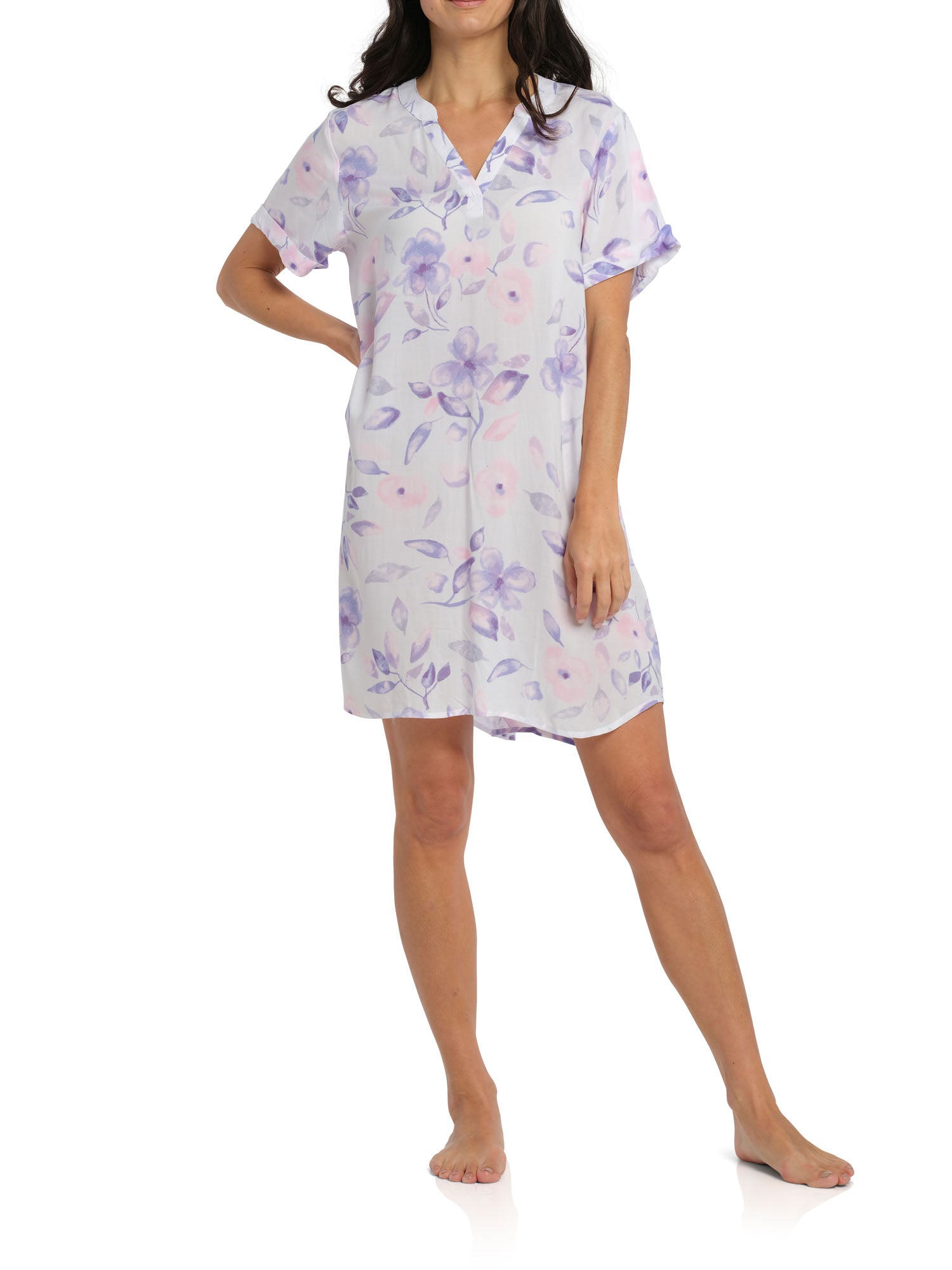 Floral Rain Oriental Tee Nightie