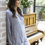 Dawn Paisley Bamboo Elastane Pyjama Set | Women's Winter Pyjamas | Magnolia Lounge Australia