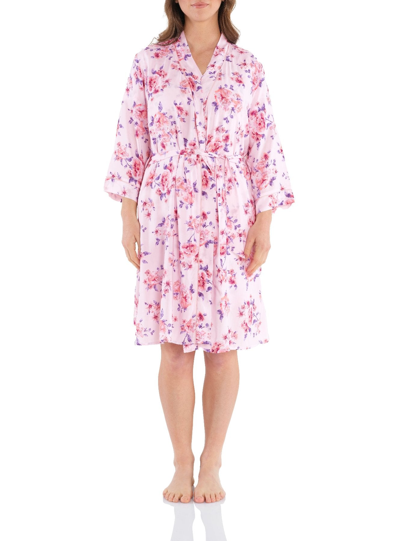 Kyoto Viscose Dressing Gown | Women's Summer Dressing Gowns | Magnolia Lounge Australia