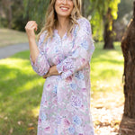 Ariana Floral Viscose Cotton Nightie Magnolia Lounge Australia