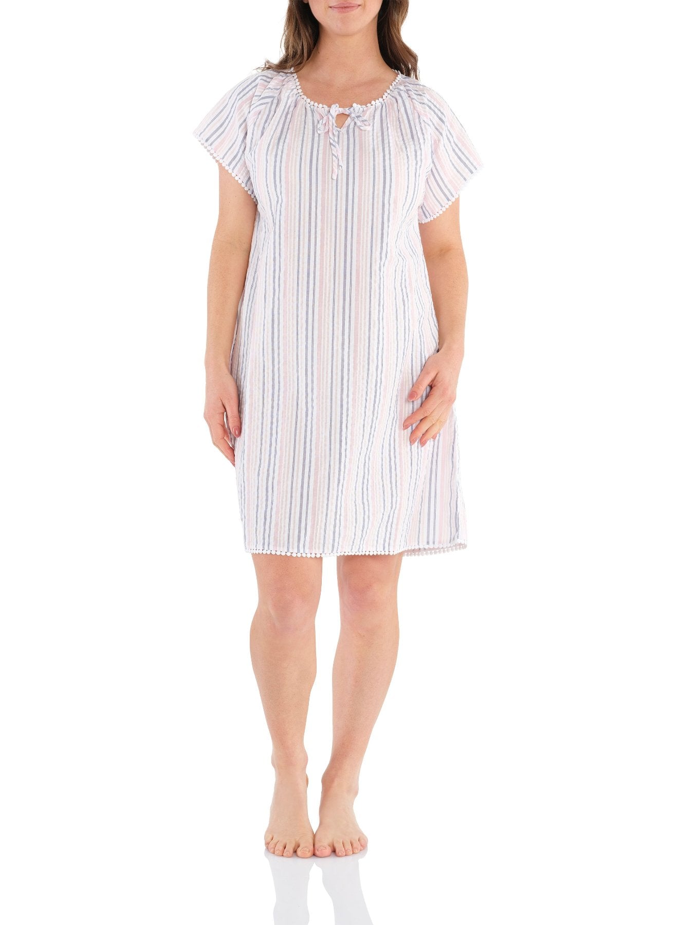 Nara Cotton Nightie - Women's Cool Cotton Summer Nighties Australia