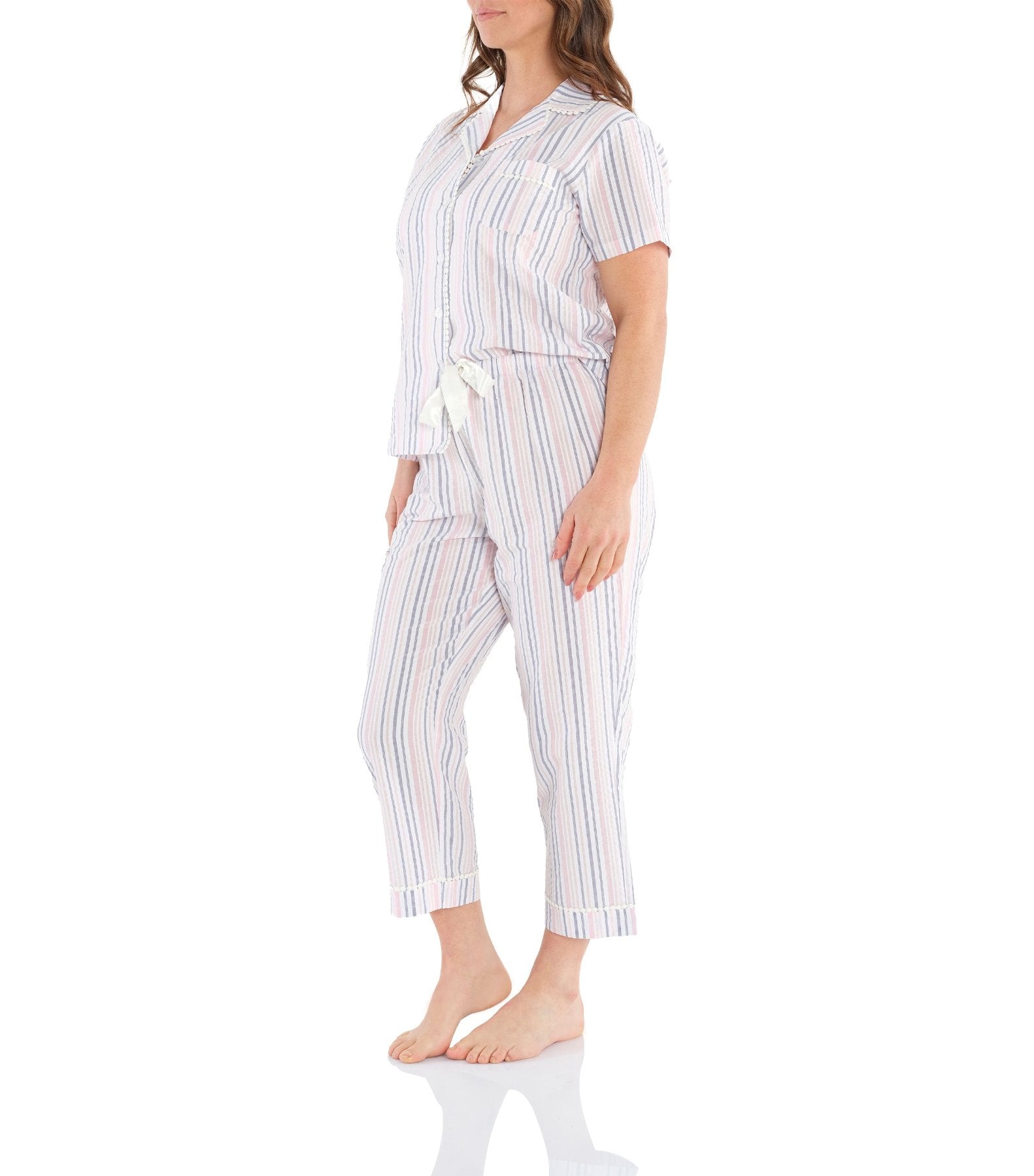 Nara Cotton ⅞ Pyjama Set - Women's Cotton Summer Pyjamas Australia