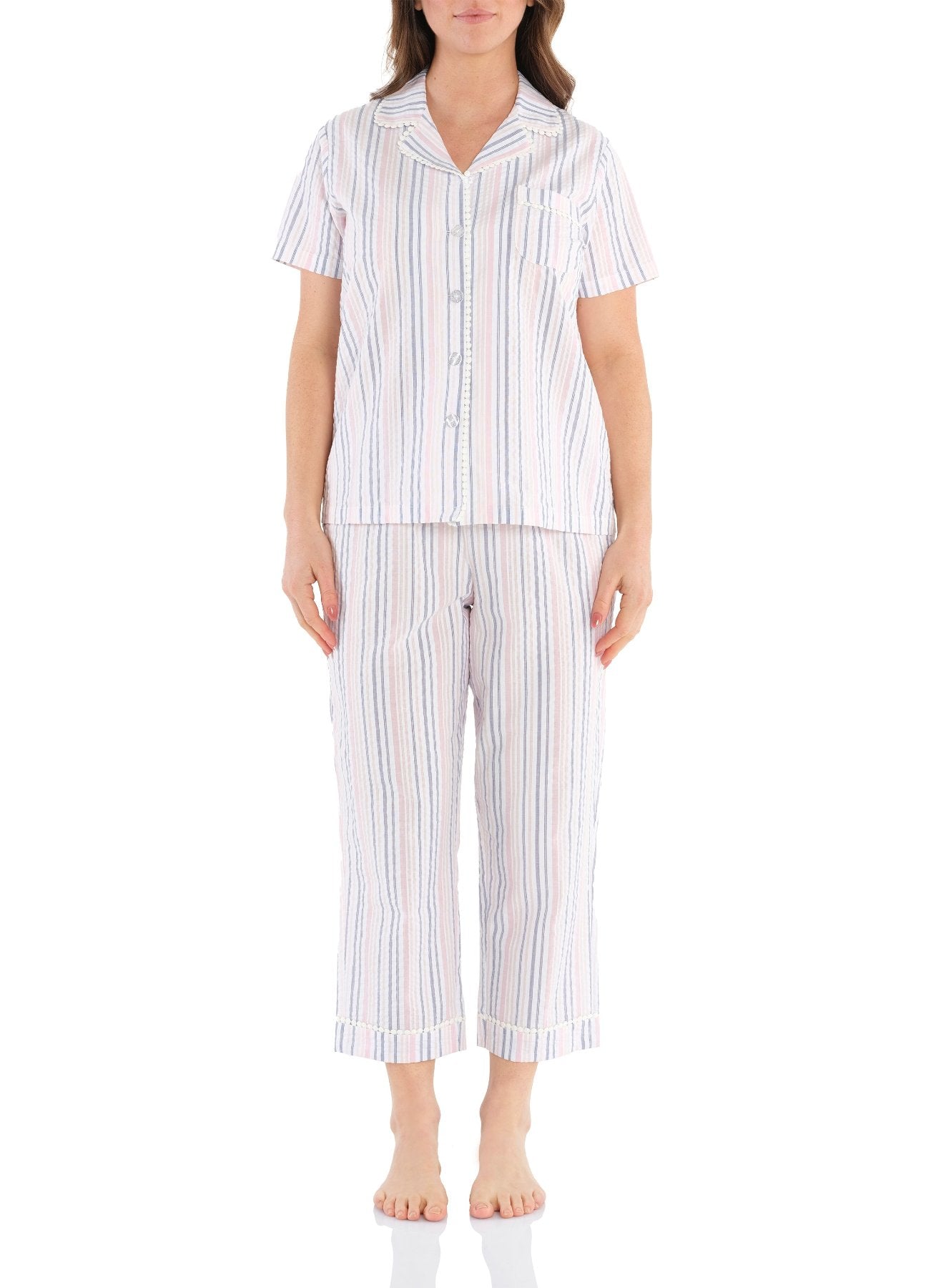 Nara Cotton ⅞ Pyjama Set - Women's Cotton Summer Pyjamas Australia