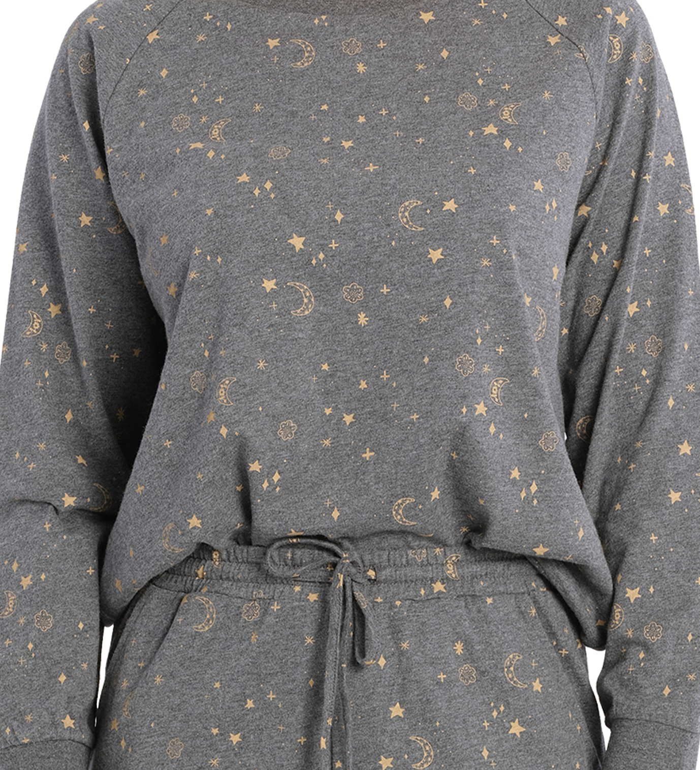 Starry Night Cotton Jersey Raglan Top & Pant Set | Womens Winter Lounge & Pyjama Sets | Magnolia Lounge Australia