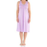 Wisteria Cotton Sateen Chemise -Women's Summer Cotton Nighties