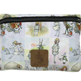 Large Foldable Travel Waterproof Tote Bag - Alice In Wonderland