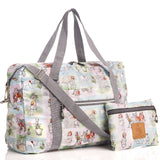 Large Foldable Travel Waterproof Tote Bag - Alice In Wonderland