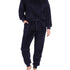 Navy Lux Fleece Lounge Set | Womens winter loungewear set | Magnolia Lounge Australia