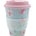 Floral Reusable Bamboo Coffee Cup Young Spirit