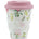 Floral Reusable Bamboo Coffee Cup Young Spirit