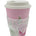 Floral Reusable Bamboo Coffee Cup Young Spirit