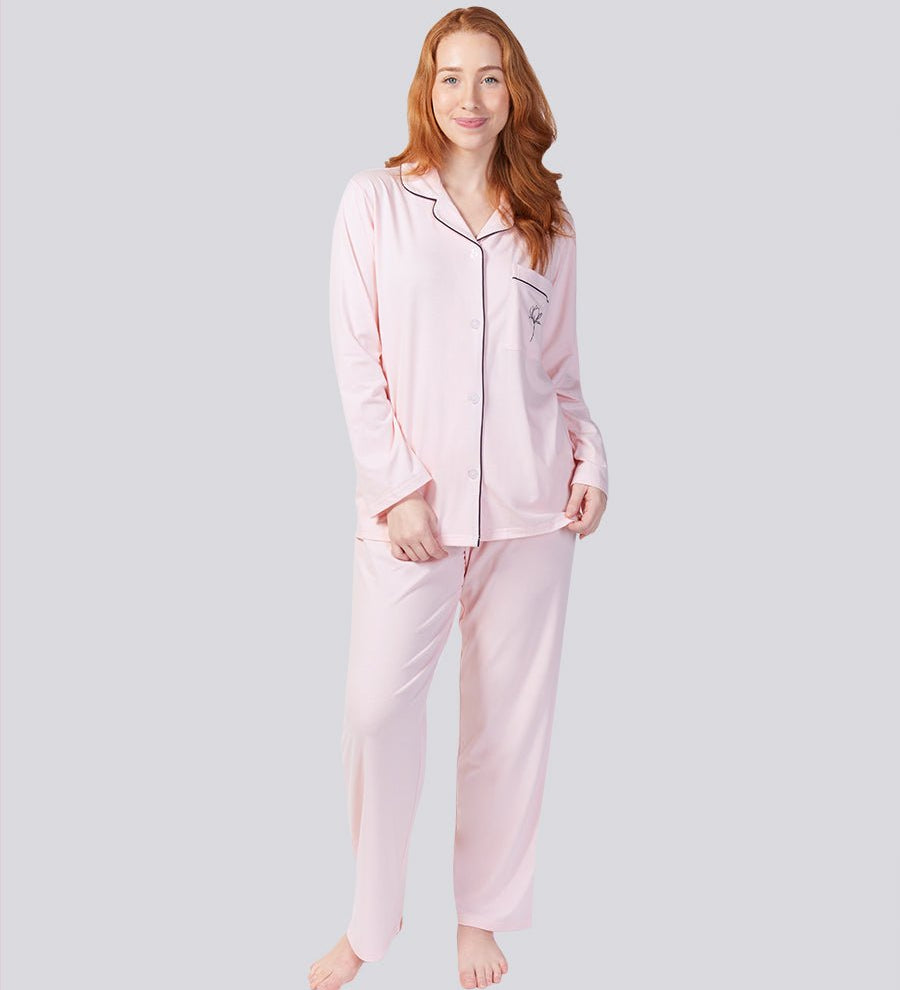 Magnolia Basics Classic Pyjama Set Magnolia Lounge