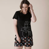 The Mad Hatter Tee with Shorts Pyjama Set