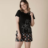 The Mad Hatter Tee with Shorts Pyjama Set