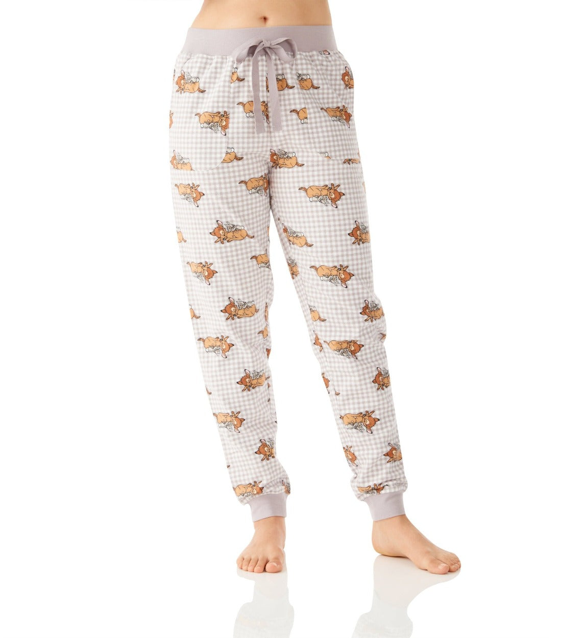 Women s Disney Bambi Printed Flannelette Pyjama Pant Set