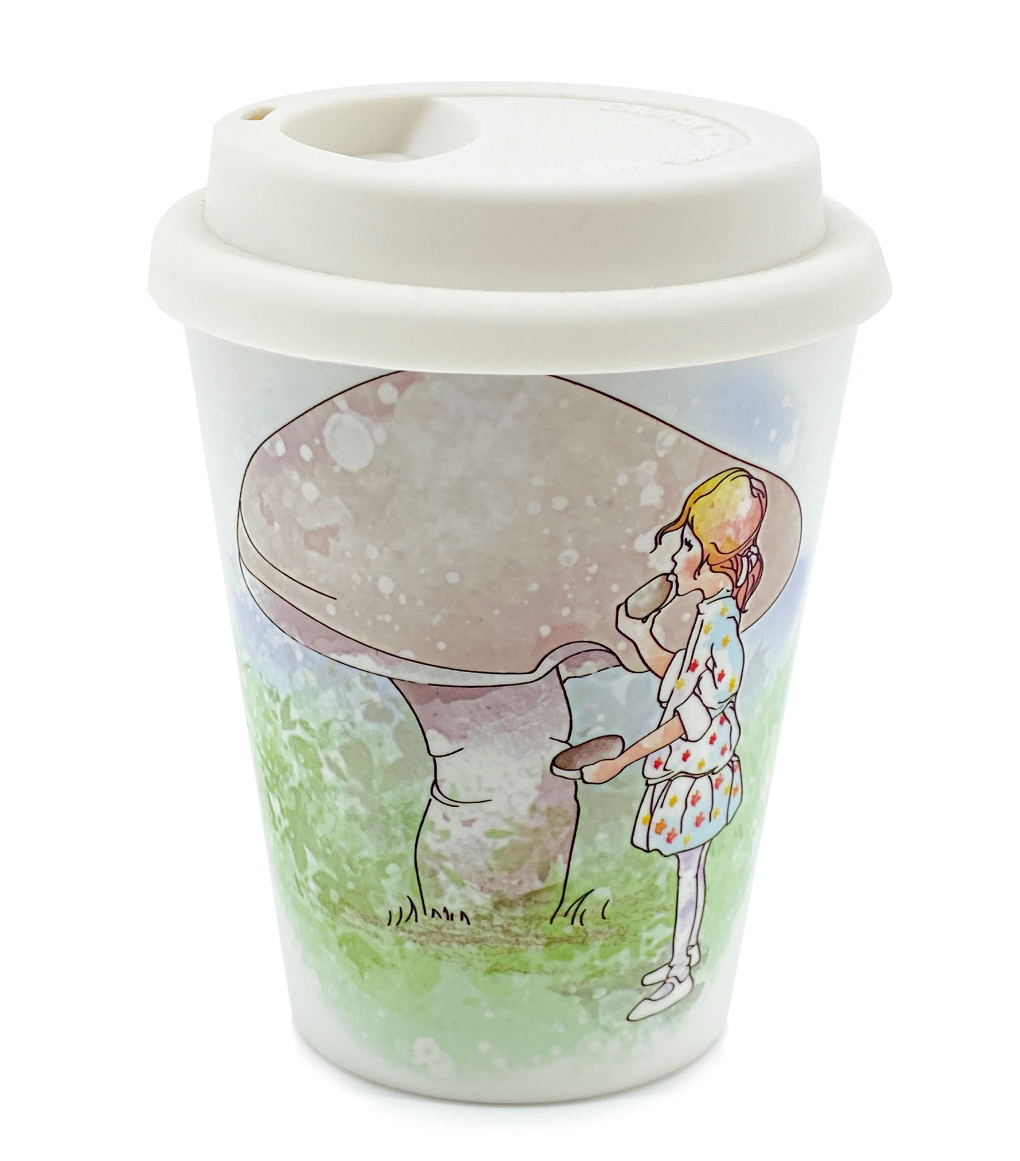 Alice in Wonderland Reusable Bamboo Coffee Cup Young Spirit