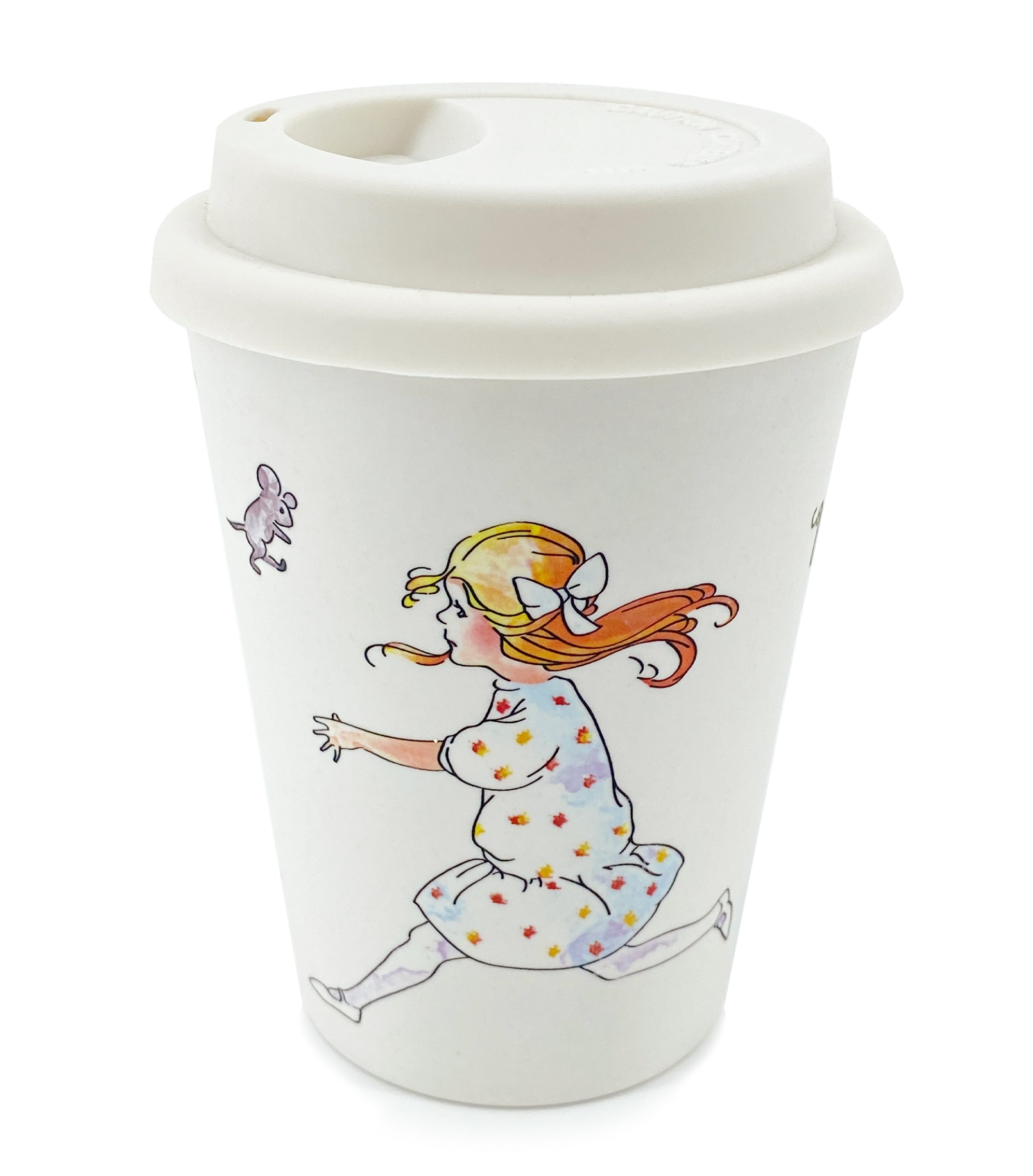 Alice in Wonderland Reusable Bamboo Coffee Cup Young Spirit