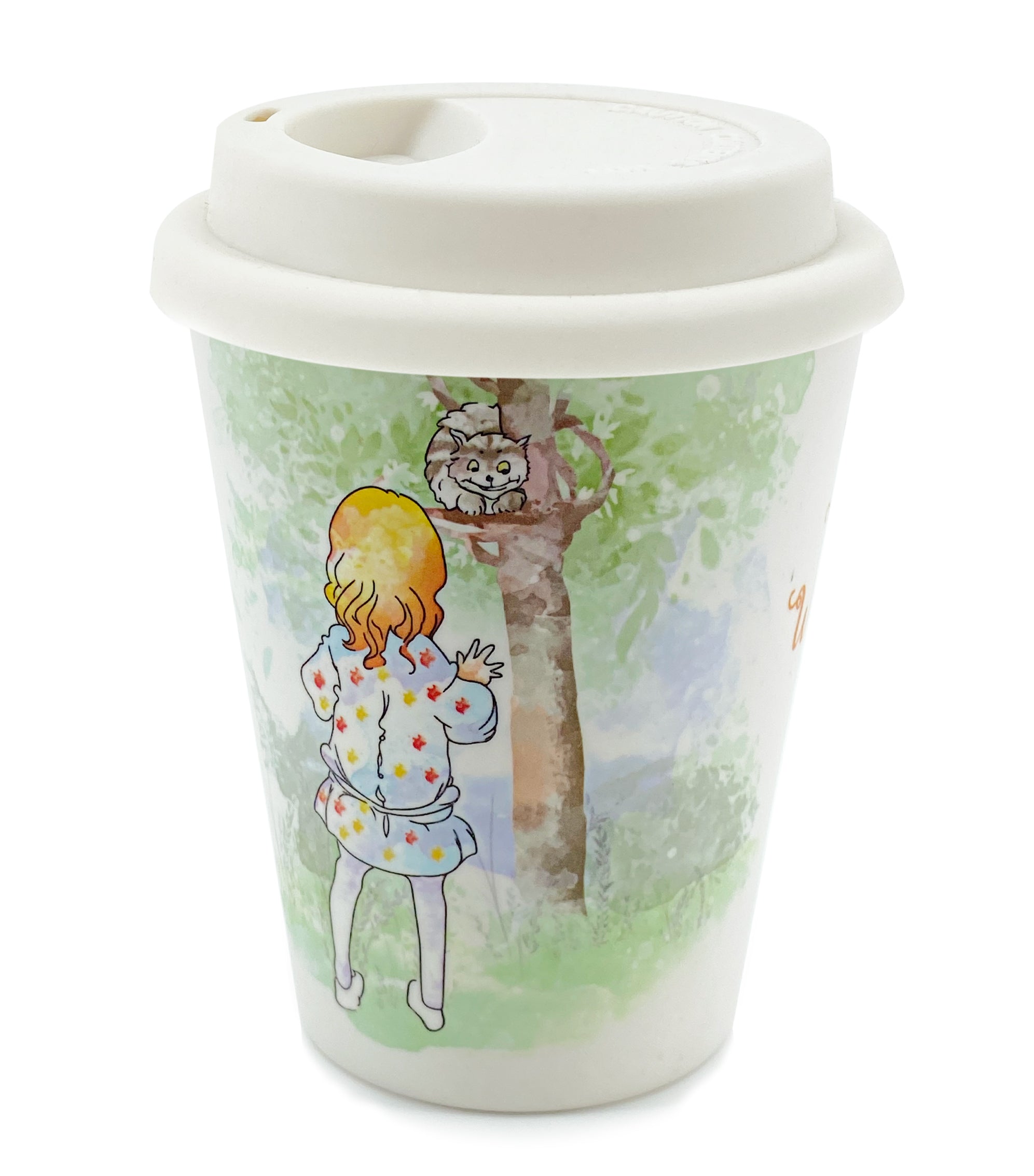 Alice in Wonderland Reusable Bamboo Coffee Cup Young Spirit